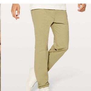 Lululemon Commission Pant Slim *Warpstreme in Tofino Sand Sz 34x31